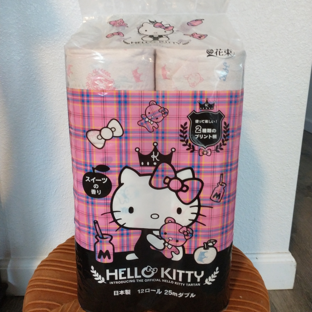 Japan's Cutest Hello Kitty Toilet Paper (Sanrio)